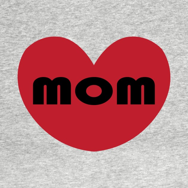 Pink Cute heart love mom T-Shirt by DunieVu95